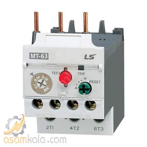 بیمتال متاسل برای کنتاکتور 50 الی 65 آمپر تنظیم جریان 24 تا 36 کد فنی: MT-63/3H - 24~36